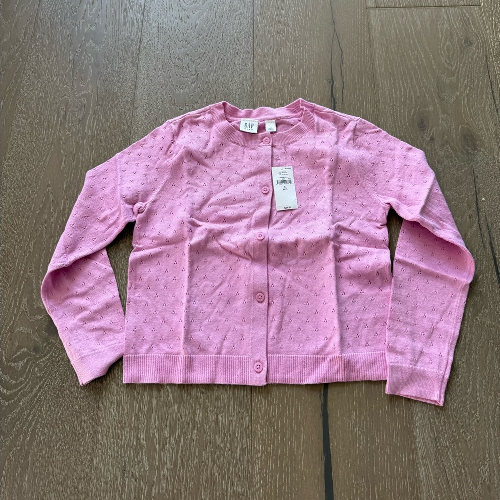 Gap Kids pink cardigan